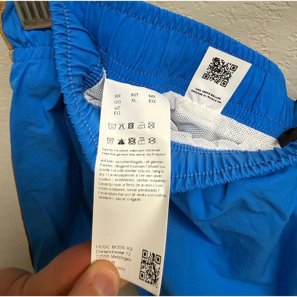 BOSS Drawstring Logo Swimming Trunks - Picture 7 of 9